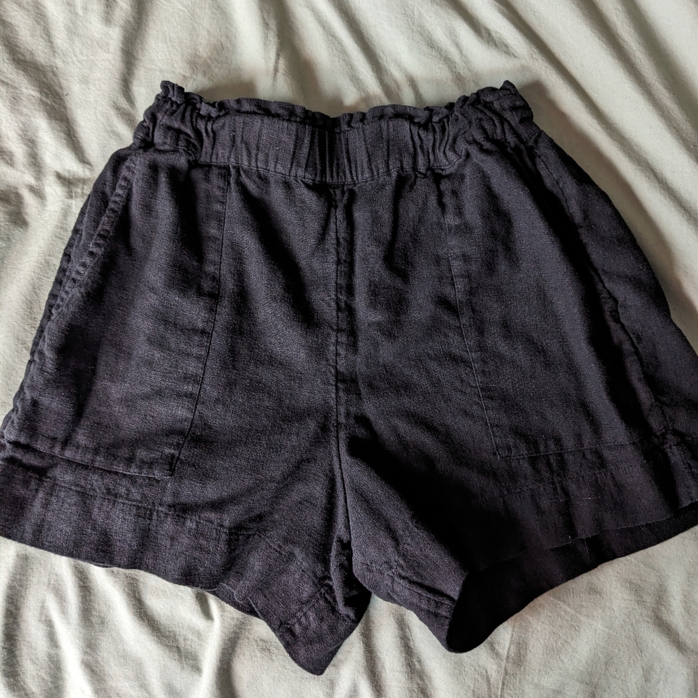 Abercrombie linen blend shorts